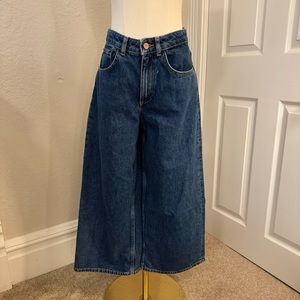 ba&sh Ultra Cropped Wide Leg Denim